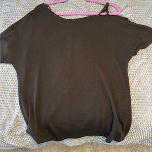 Kaileigh Black Short Sleeve Top